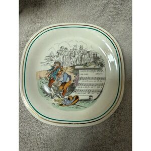 Vintage PV French Music Opera Set Series Plates 7" Dessert Plate Lucie De‎ Lamme